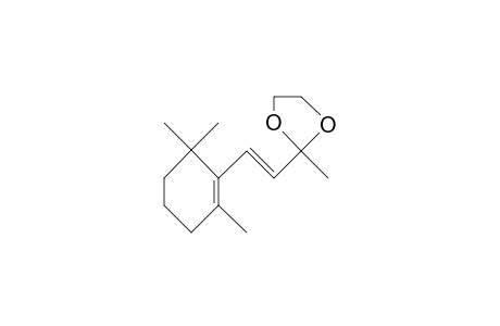 3-(2-[2-Methyl-1,3-dioxolan-2-yl]-vinyl)-1,3,3-T rimethyl-1-cyclohexene