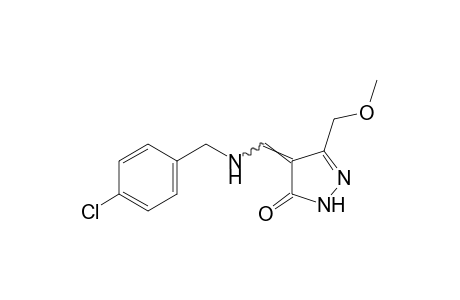 4-{[(p-chlorobenzyl)amino]methylene}-3-(methoxymethyl)-2-pyrazolin-5-one