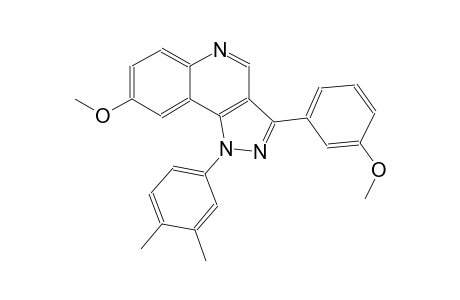 1-(3,4-dimethylphenyl)-8-methoxy-3-(3-methoxyphenyl)-1H-pyrazolo[4,3-c]quinoline