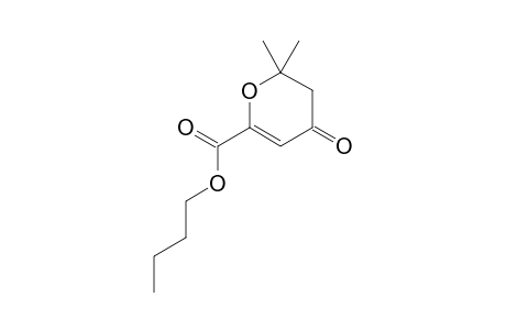 3,4-dihydro-2,2-dimethyl-4-oxo-2H-pyran-6-carboxylic acid, butyl ester