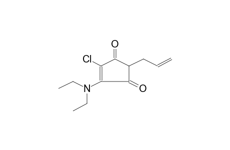 5-CHLORO-4-DIETHYLAMINO-2-ALLYL-4-CYCLOPENTEN-1,3-DIONE