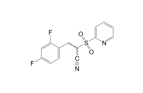 2,4-difluoro-alpha-[(2-pyridyl)sulfonyl]cinnamonitrile