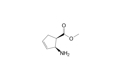 (1R,2S)-2-amino-1-cyclopent-3-enecarboxylic acid methyl ester
