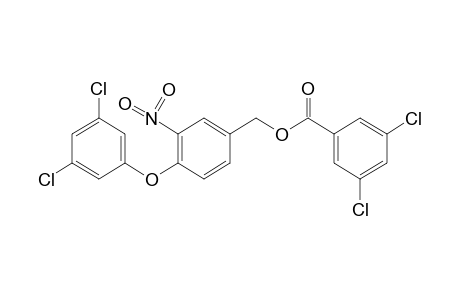 4-(3,5-dichlorophenoxy)-3-nitrobenzyl alcohol, 3,5-dichlorobenzoate (ester)