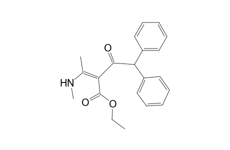 Benzenebutanoic acid, .alpha.-[1-(methylamino)ethylidene]-.beta.-oxo-.gamma.-phenyl-, ethyl ester