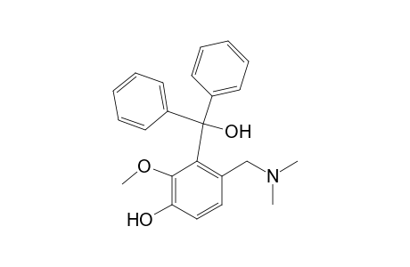 6-[(dimethylamino)methyl]-3-hydroxy-2-methoxy-.alpha.,.alpha.-diphenylbenzyl alcohol