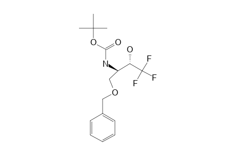 (2R,3R)-1-BENZYLOXY-2-(TERT.-BUTOXYCARBONYL)-AMINO-4,4,4-TRIFLUOROBUTAN-3-OL