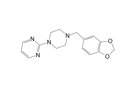 Pyrimidine, 2-[4-(1,3-benzodioxol-5-ylmethyl)-1-piperazinyl]-