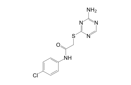 2-[(4-amino-s-triazin-2-yl)thio]-4'-chloroacetanilide