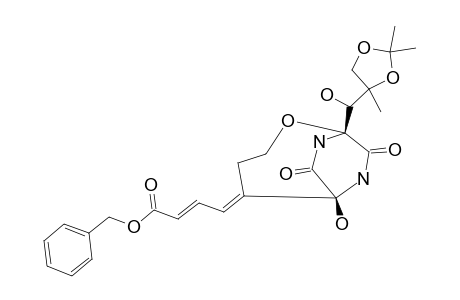 (5E,5BE)-BENZYL-BICYCLOMYCIN-5A-PROPENOATE-C-(2'),C-(3')-ACETONIDE