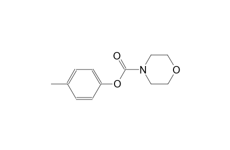 4-morpholinecarboxylic acid, 4-methylphenyl ester