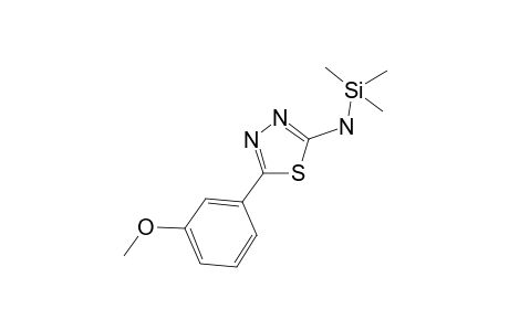 5-(3-Methoxyphenyl)-N-(trimethylsilyl)-1,3,4-thiadiazol-2-amine