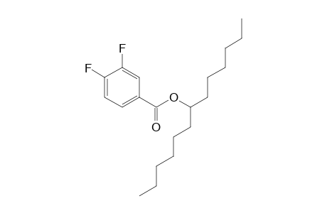 3,4-Difluorobenzoic acid, 7-tridecyl ester