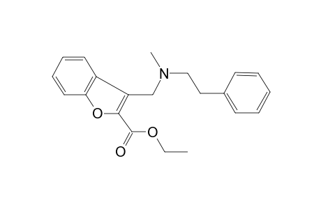 Ethyl 3-([methyl(2-phenylethyl)amino]methyl)-1-benzofuran-2-carboxylate