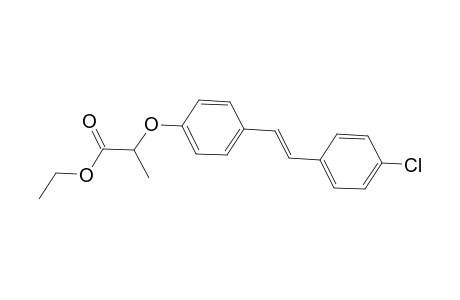 E-4-Chloro-4'-(1-ethoxycarbonyl-ethoxy)-stilbene