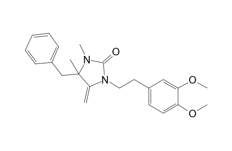 4-Benzyl-5-methylidene-1-[2'-(3",4"-dimethoxyphenyl)ethyl]-3.4-dimethyl-4,5-dihydroimidazol-2(3H)-one