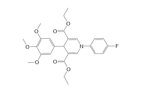 1-(4-fluorophenyl)-4-(3,4,5-trimethoxyphenyl)-4H-pyridine-3,5-dicarboxylic acid diethyl ester