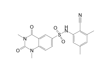 6-Quinazolinesulfonamide, N-(2-cyano-3,5-dimethylphenyl)-1,2,3,4-tetrahydro-1,3-dimethyl-2,4-dioxo-