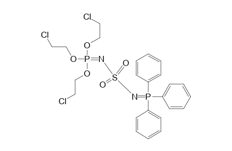 N-(triphenylphosphoranylidene)-N'-[tris(2-chloroethoxy)phosphoranylidene]sulfamide