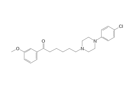 6-[4-(4-chlorophenyl)-1-piperazinyl]-1-(3-methoxyphenyl)-1-hexanone