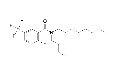 Benzamide, 2-fluoro-5-trifluoromethyl-N-butyl-N-octyl-