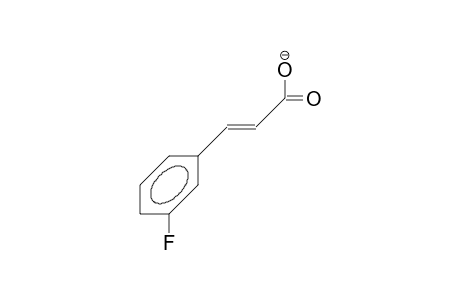 3'-Fluoro-cinnamate anion