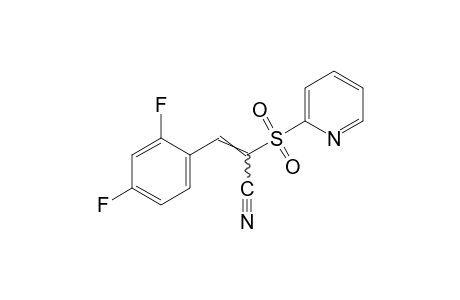 2,4-difluoro-alpha-[(2-pyridyl)sulfonyl]cinnamonitrile