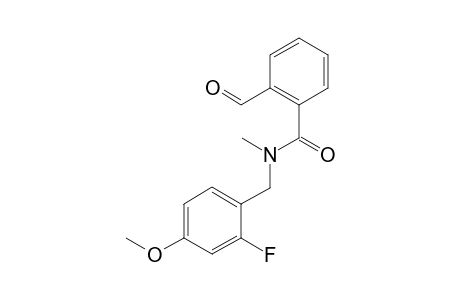 N-(2-Fluoro-4-methoxybenzyl)-2-formyl-N-methylbenzamide