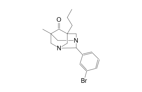 2-(3-bromophenyl)-5-methyl-7-propyl-1,3-diazatricyclo[3.3.1.1~3,7~]decan-6-one