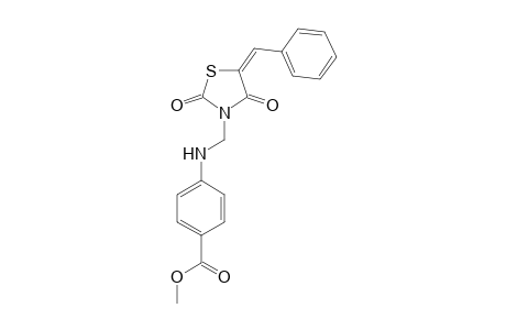 3-(4-Methoxycarbonylanilinomethyl)-5-benzylidene-2,4-thiazolodinedione