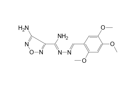 1,2,5-Oxadiazole-3-carbohydrazonamide, 4-amino-N'-[(2,4,5-trimethoxyphenyl)methylidene]-