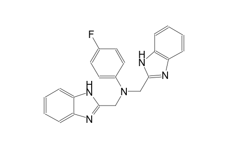 1H-benzimidazole-2-methanamine, N-(1H-benzimidazol-2-ylmethyl)-N-(4-fluorophenyl)-