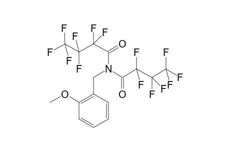 2-Methoxybenzylamine, N,N-bis(heptafluorobutyryl)-