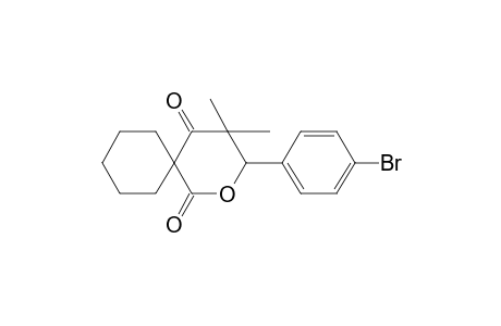 3-(4-Bromophenyl)-4,4-dimethyl-2-oxaspiro[5.5]undecane-1,5-dione