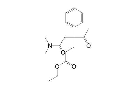 4-[(dimethylcarbamoyl)methyl]-5-oxo-4-phenylhexanoic acid, ethyl ester