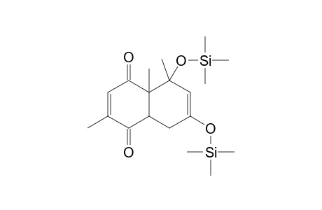 CIS-3,6,7-TRIMETHYL-7,9-BIS-TRIMETHYLSILYLOXY-BICYCLO-[4.4.0]-DECA-3,8-DIENE-2,5-DIONE