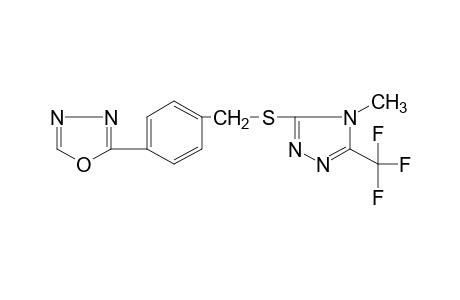 2-{alpha-{[4-methyl-5-(trifluoromethyl)-4H-1,2,4-triazol-3-yl]thio}-p-tolyl}-1,3,4-oxadiazole