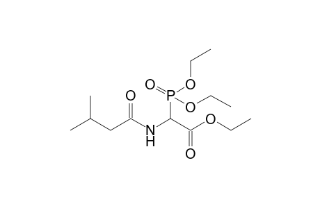 Ethyl 2-diethoxyphosphoryl-2-(3-methylbutanoylamino)acetate