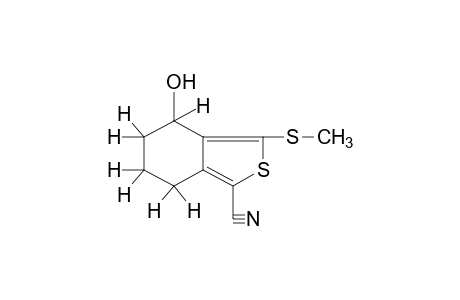 4-hydroxy-3-(methylthio)-4,5,6,7-tetrahydrobenzo[c]thiophene-1-carbonitrile