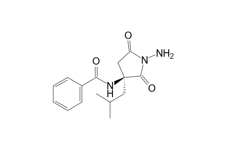 (S)-N-(1-Amino-3-isobutyl-2,5-dioxopyrrolidin-3-yl)benzamide