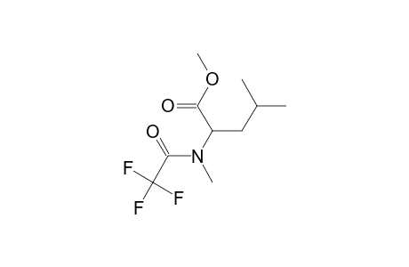 L-Leucine, N-trifluoroacetyl-N-methyl-, methyl ester