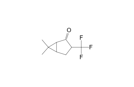 Bicyclo[3.1.0]hexan-2-one, 6,6-dimethyl-3-(trifluoromethyl)-, (1.alpha.,3.alpha.,5.alpha.)-