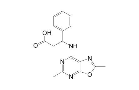 benzenepropanoic acid, beta-[(2,5-dimethyloxazolo[5,4-d]pyrimidin-7-yl)amino]-