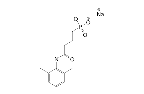 SODIUM-HYDROGEN-3-(2,6-DIMETHYLPHENYLCARBAMOYL)-PROPYLPHOSPONATE