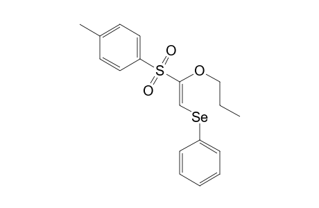 1-Methyl-4-[(E)-2-(phenylseleno)-1-propoxy-vinyl]sulfonyl-benzene