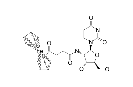 4-(FERROCEN-1-YL)-4-OXO-N-(URIDIN-2'-YL)-BUTANAMIDE