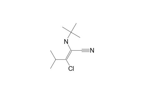 (E,Z)-2-tert-butylamino-3-chloro-4-methyl-2-pentenenitrile