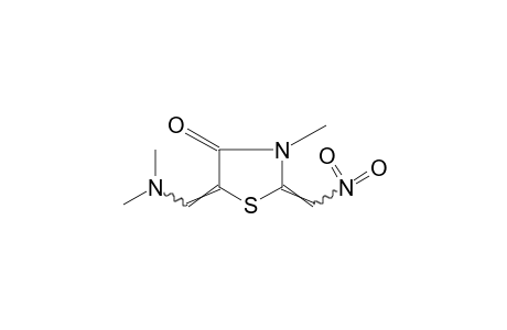 5-[(DIMETHYLAMINO)METHYLENE]-3-METHYL-2-(NITROMETHYLENE)-4-THIAZOLIDINONE