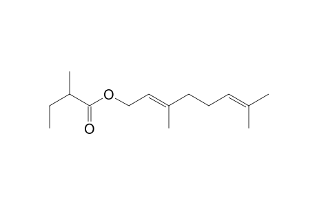 Geranyl 2-methyl butanoate