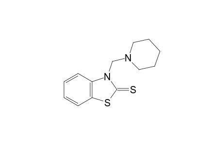 3-(Piperdinomethyl)-2-benzothiazolinethione